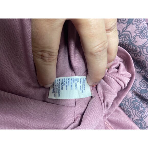 American Eagle Outfitters Womens S/P Overlay Dress/ tunic Floral Pattern Flowy - Picture 7 of 8